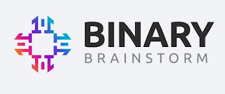 BINARY BRAINSTORM 1 1 1 1 1 1 1 1 0 logo