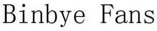 BINBYE FANS logo