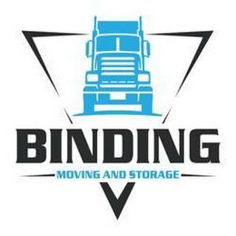 BINDING MOVING AND STORAGE logo