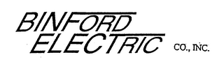 BINFORD ELECTRIC CO., INC. logo