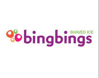 BINGBINGS SHAVED ICE logo