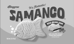 BINGGRAE IT'S FANTASTIC SAMANCO RED BEAN JAM CAKE CONE FISH-SHAPED FROZEN DAIRY DESSERT ARTIFICIALLY FLAVORED 150 ML (5.1 FL OZ) logo