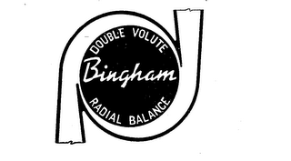 BINGHAM DOUBLE VOLUTE RADIAL BALANCE logo