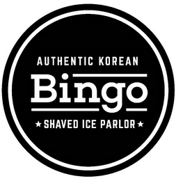 BINGO AUTHENTIC KOREAN SHAVED ICE PARLOR logo