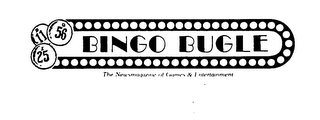 BINGO BUGLE THE NEWSMAGAZINE OF GAMES & ENTERTAINMENT logo