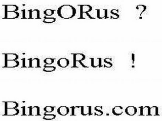 BINGORUS ? BINGORUS ! BINGORUS.COM logo