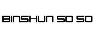 BINSHUN SO SO logo