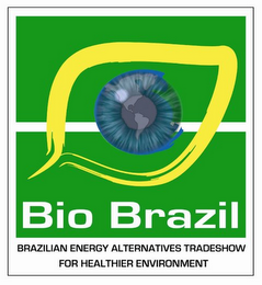 BIO BRAZIL BRAZILIAN ENERGY ALTERNATIVES TRADESHOW FOR HEALTHIER ENVIRONMENT logo