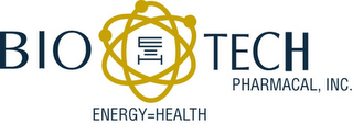 BIO E=H TECH PHARMACAL, INC. ENERGY = HEALTH logo