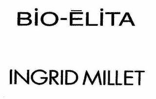 BIO-ELITA INGRID MILLET logo