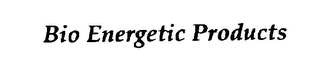 BIO ENERGETIC PRODUCTS logo