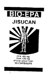 BIO-EPA JISUCAN EPA 180MG DHA 120MG PRESERVATIVE FREE 30 CAPSULES logo