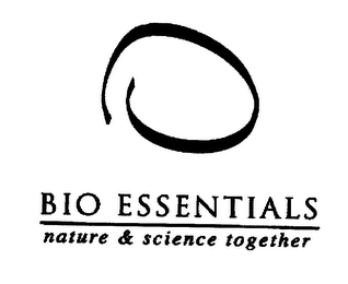 BIO ESSENTIALS NATURE & SCIENCE TOGETHER logo