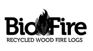 BIO FIRE RECYCLED WOOD FIRE LOGS logo