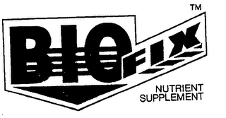BIO-FIX NUTRIENT SUPPLEMENT logo