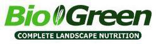 BIO GREEN COMPLETE LANDSCAPE NUTRITION logo