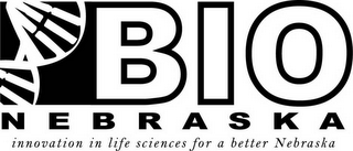 BIO NEBRASKA INNOVATION IN LIFE SCIENCES FOR A BETTER NEBRASKA logo