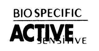 BIO SPECIFIC ACTIVE SENSITIVE logo