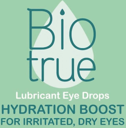 BIO TRUE LUBRICANT EYE DROPS HYDRATION BOOST FOR IRRITATED, DRY EYES logo