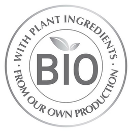 BIO· WITH PLANT INGREDIENTS ·FROM OUR OWN PRODUCTION logo