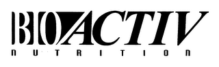 BIOACTIV NUTRITION logo