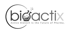 BIOACTIX ACTIVE BIOTECH IS THE FUTURE OF PHARMA. logo
