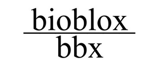 BIOBLOX _______ BBX logo