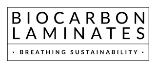 BIOCARBON LAMINATES · BREATHING SUSTAINABILITY · logo