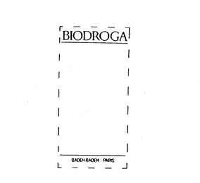 BIODROGA BADEN-BADEN PARIS logo