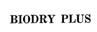 BIODRY PLUS logo