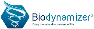BIODYNAMIZER ENJOY THE NATURAL MOVEMENT OF LIFE logo