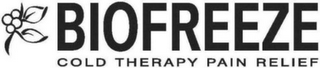 BIOFREEZE COLD THERAPY PAIN RELIEF logo