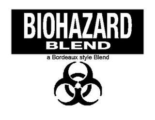 BIOHAZARD BLEND A BORDEAUX STYLE BLEND logo
