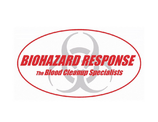 BIOHAZARD RESPONSE THE BLOOD CLEANUP SPECIALISTS logo