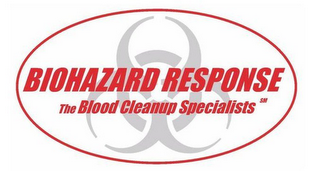 BIOHAZARD RESPONSE, THE BLOOD CLEANUP SPECIALISTS logo