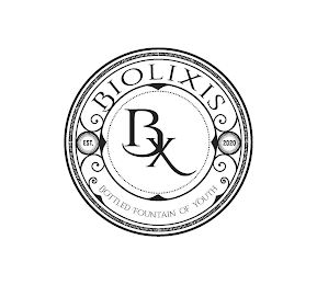 BIOLIXIS BOTTLED FOUNTAIN OF YOUTH BX EST. 2020 logo