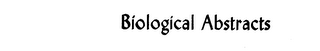 BIOLOGICAL ABSTRACTS logo