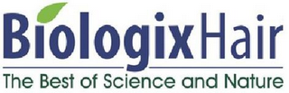 BIOLOGIXHAIR THE BEST OF SCIENCE AND NATURE logo