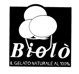 BIOLÒ IL GELATO NATURALE AL 100% logo