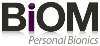 BIOM PERSONAL BIONICS logo
