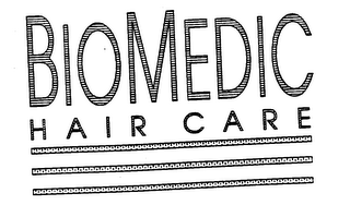 BIOMEDIC HAIR CARE logo