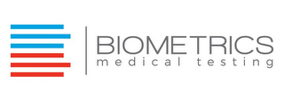 BIOMETRICS MEDICAL TESTING logo