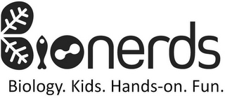 BIONERDS BIOLOGY. KIDS. HANDS-ON. FUN. logo