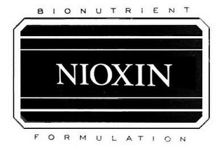 BIONUTRIENT FORMULATION NIOXIN logo