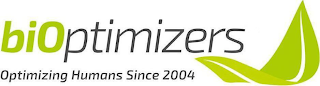 BIOPTIMIZERS OPTIMIZING HUMANS SINCE 2004 logo
