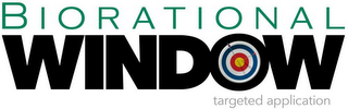 BIORATIONAL WINDOW TARGETED APPLICATION logo