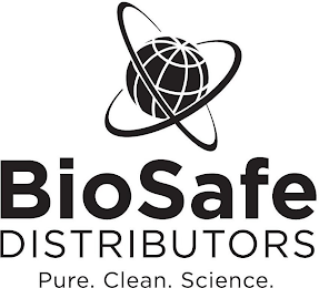 BIOSAFE DISTRIBUTORS PURE. CLEAN. SCIENCE. logo