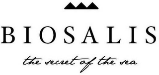 BIOSALIS THE SECRET OF THE SEA logo