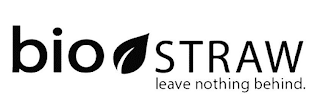 BIOSTRAW LEAVE NOTHING BEHIND. logo