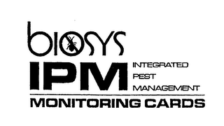 BIOSYS IPM INTEGRATED PEST MANAGEMENT MONITORING CARDS logo